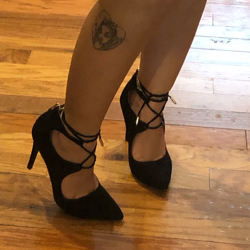 Black heels